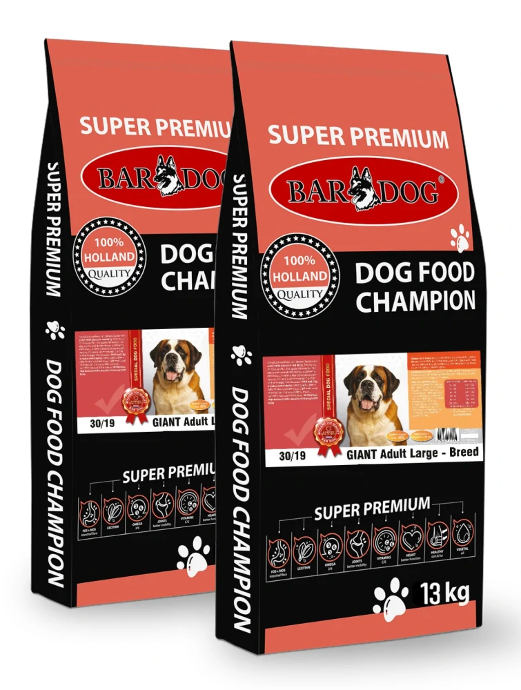 BARDOG GIANT Adult Large - Breed 2 x 13+1 kg