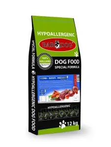 BARDOG Lisované krmivo KAČICA – BATATO – BRUSNICE 12 kg