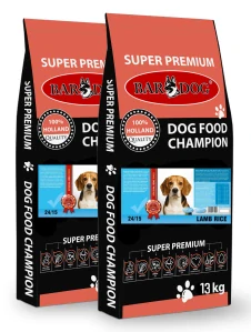 BARDOG LAMB & RICE 24/15 2 x 13 kg